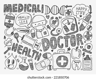 Doodle Medical Background