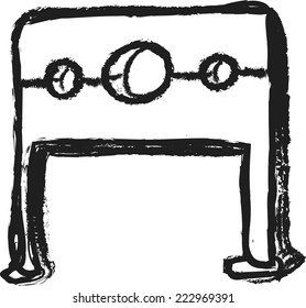 doodle medieval torture device