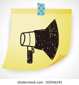 doodle Megaphone