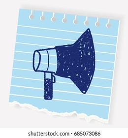 doodle Megaphone