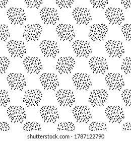 Doodle Memphis seamless pattern. Stick background. Stripe retro backdrop. Cute wrapping paper. Vector illustration.   