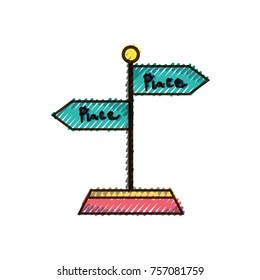 doodle metal emblems to notices message design