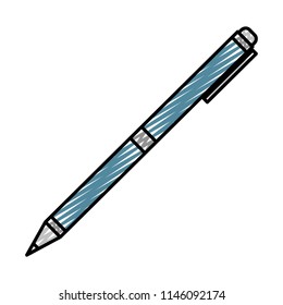 doodle metal pen style object to writing