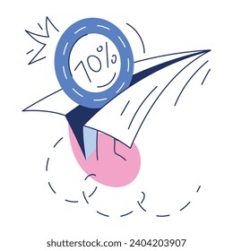 Here’s a doodle mini illustration of discount email