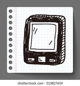 doodle mobile phone call