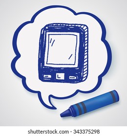 doodle mobile phone call