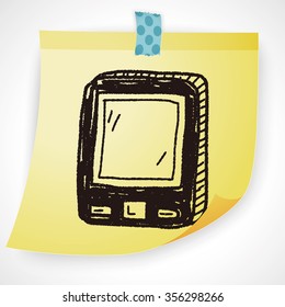 doodle mobile phone call
