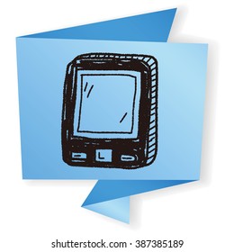 doodle mobile phone call