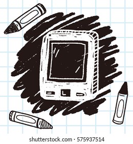 doodle mobile phone call