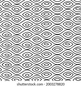 doodle modern seamless pattern. hand-drawn abstract background. design for background, fabric, packaging. vector illustration isolated on white background.