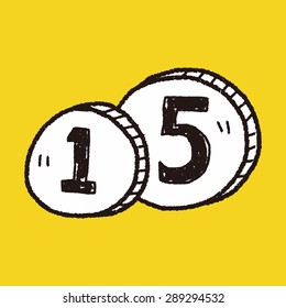 doodle money coin