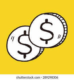 doodle money coin