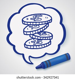 doodle money coin