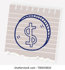 doodle money coin