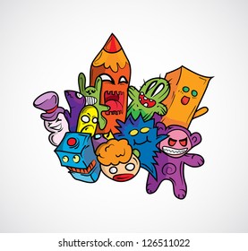 Doodle Monsters