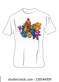 Doodle Monsters T-shirt