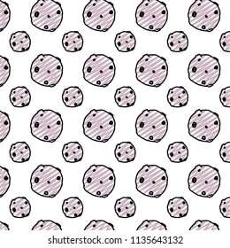doodle moon astronomy night space background
