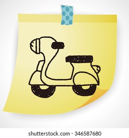 Doodle Motorbike