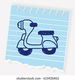 Doodle Motorbike