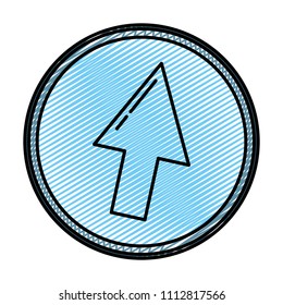 doodle mouse cursor interface icon emblem