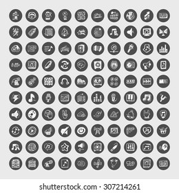 doodle music icons