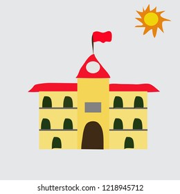 doodle My school simple style