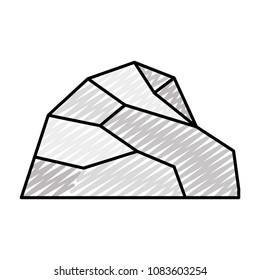 doodle natural rock texture material shape