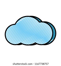 doodle nature fluffy cloud weather style