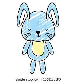 doodle nice male rabbit teddy toy