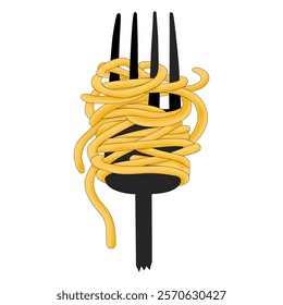 Doodle noodle at black fork. hand drawing
