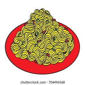 Doodle Noodle. hand drawing
