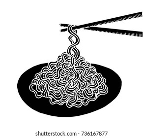 Doodle Noodle. hand drawing