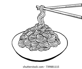 Doodle Noodle, hand drawing