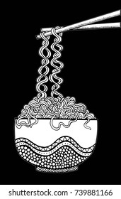 Doodle Noodle, hand drawing