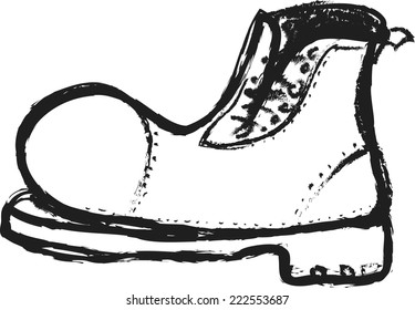 doodle old boots