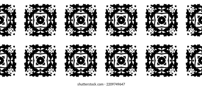 Doodle Old Pattern. Black Paper Pattern. Black Pen Template. Vector Geometric Motif. Paper Ikat Design. Line Endless Batik. Oriental Print Drawing. Ink Sketch Texture. Classic Geometry Paint