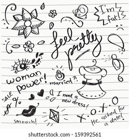 doodle on a paper