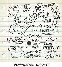 doodle on paper