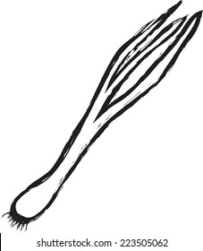 doodle onions vector illustration