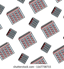 doodle organizer calendar to important event background