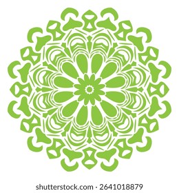 The Doodle Ornament Round Illustration