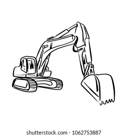 949 Wheel loader sketch Images, Stock Photos & Vectors | Shutterstock