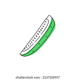 Recorte de trozo de garganta con mancha. Ilustración vectorial para embalaje