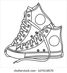 13,213 Kids shoes drawing Images, Stock Photos & Vectors | Shutterstock