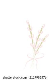 Doodle painted Easter eggs, bunny in pastel colors  