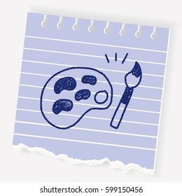 doodle palette brush