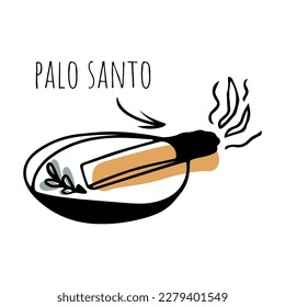 Doodle palo santo, meditation, self care