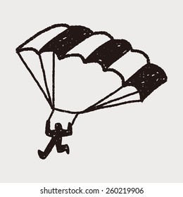 doodle parachute