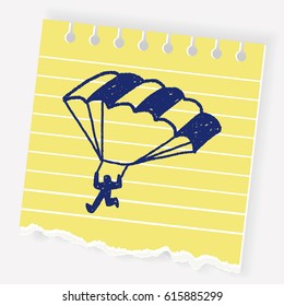 doodle parachute