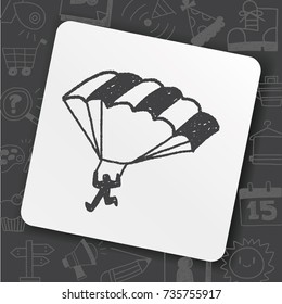 doodle parachute